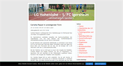 Desktop Screenshot of leichtathletik-igersheim.de